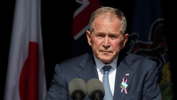 Former U.S. President George W. Bush speaks during an event commemorating the 20th anniversary of the September 11, 2001 attacks at the Flight 93 National Memorial in Stoystown, Pennsylvania, U.S., September 11, 2021. - Sputnik International
