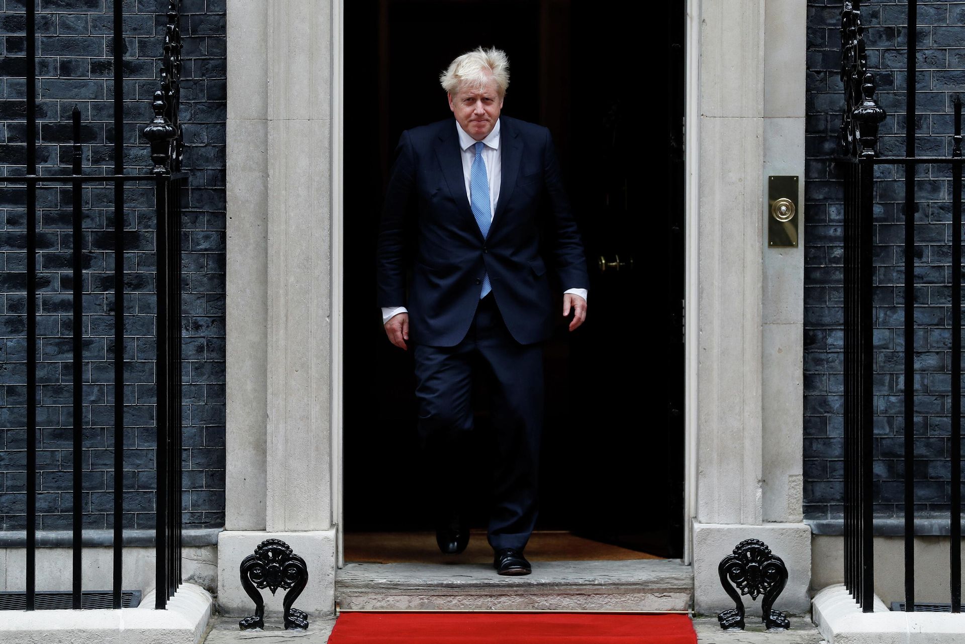 Britain's Prime Minister Boris Johnson walks on Downing Street in London, Britain, September 10, 2021. Britain's Prime Minister Boris Johnson walks on Downing Street in London, Britain, September 10, 2021. - Sputnik International, 1920, 12.09.2021