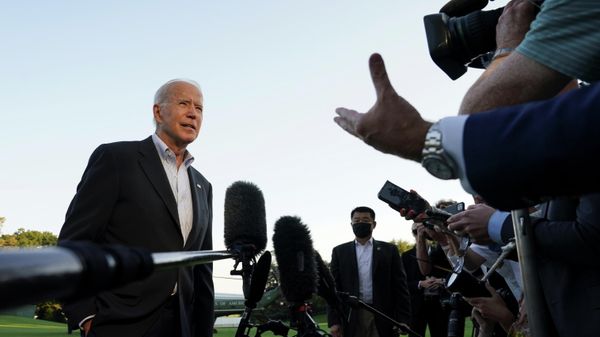 U.S. President Joe Biden speaks to reporters upon his return to the White House in Washington, U.S., September 7, 2021. U.S. President Joe Biden speaks to reporters upon his return to the White House in Washington, U.S., September 7, 2021. - Sputnik International