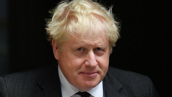 Britain's PM Johnson walks outside Downing Street in London - Sputnik International