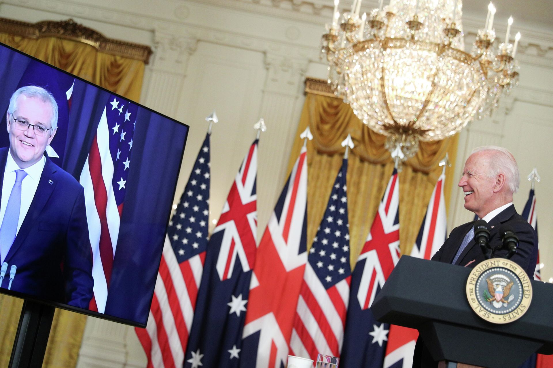 President Biden delivers remark on National Security at the White House
 - Sputnik International, 1920, 16.09.2021