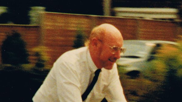 This is a prototype folding bicycle designed by Mark Sanders for Sir Clive Sinclair - Sputnik International