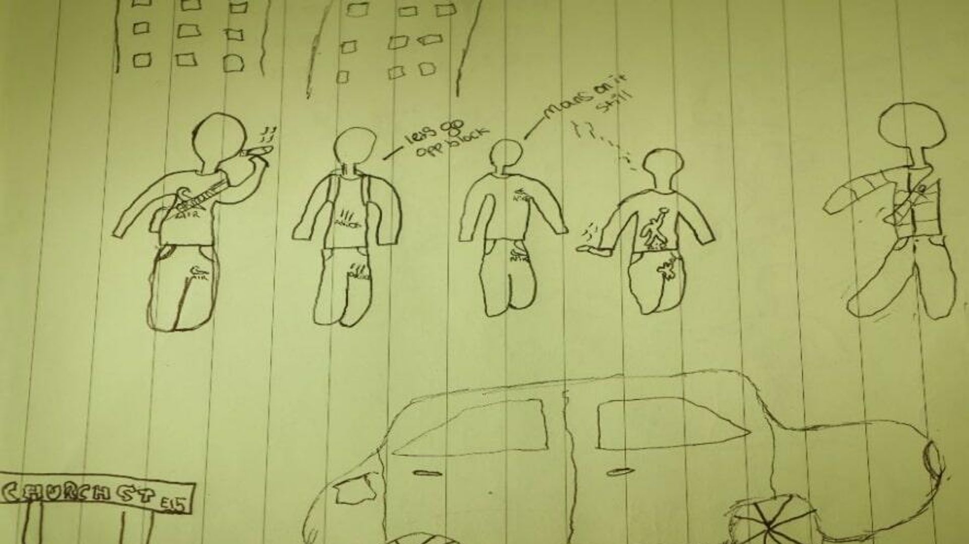 Drawing of the murder of David Gomoh Drawing of the murder of David Gomoh - Sputnik International, 1920, 17.09.2021