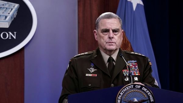 Joint Chiefs of Staff Chairman Army General Mark Milley holds a news briefing at Pentagon in Arlington, Virginia, U.S., August 18, 2021. - Sputnik International