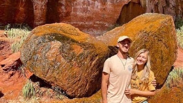 Brian Laundrie and Gabby Petito on an Instagram photo dated July 17, 2021 - Sputnik International