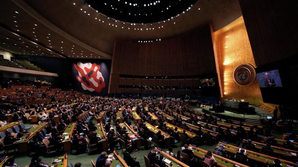 76th Session of the General Assembly at UN Headquarters in New York on September 21, 2021.  - Sputnik International