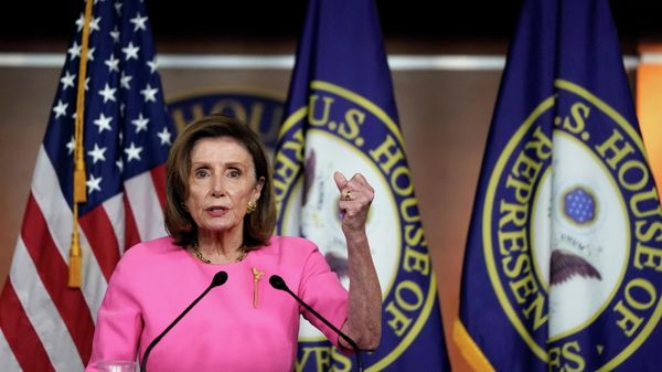 U.S. House Speaker Nancy Pelosi (D-CA) speaks to reporters during her weekly news conference on Capitol Hill in Washington, U.S., September 23, 2021 - Sputnik International