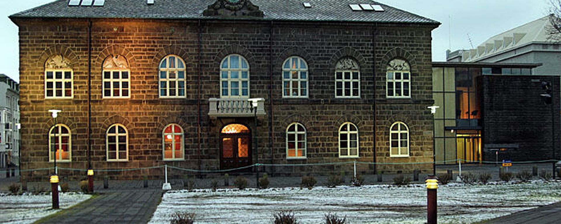 Parliament Building in Reykjavík, Iceland Parliament Building in Reykjavík, Iceland - Sputnik International, 1920, 22.09.2022