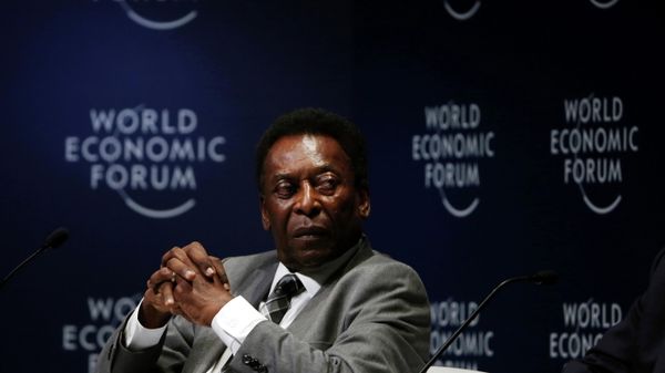 Soccer legend Pele attends the World Economic Forum on Latin America in Sao Paulo during the World Economic Forum on Latin America in Sao Paulo, Brazil March 14, 2018. - Sputnik International