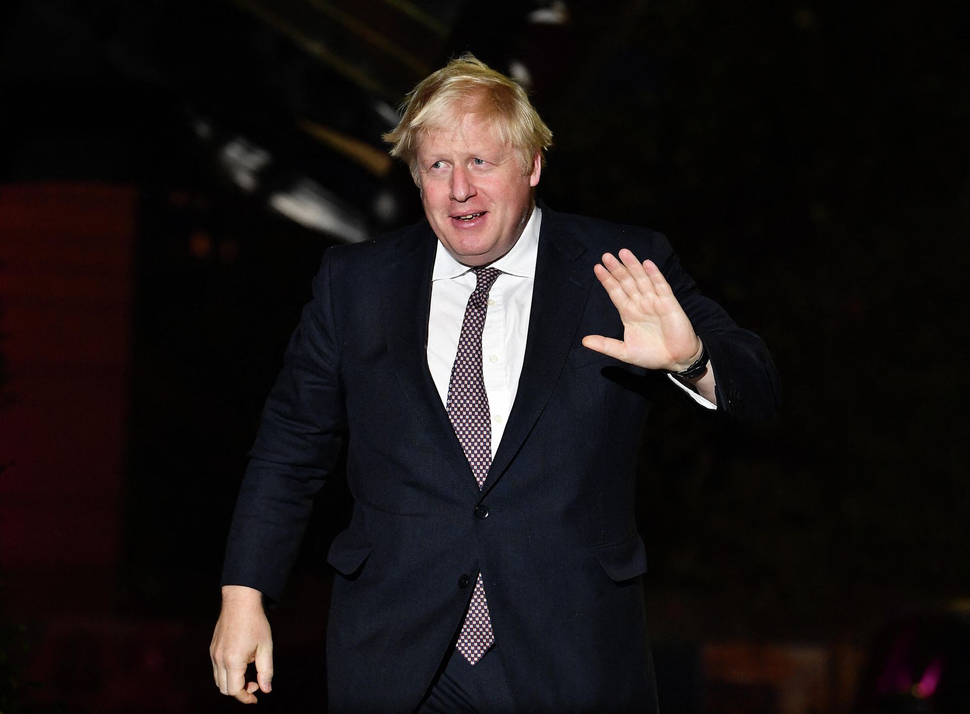 Britain's Prime Minister Boris Johnson arrives at The Midland Hotel ahead of the annual Conservative Party Conference being held at the Manchester Central convention centre in Manchester, on October 2, 2021 - Sputnik International, 1920, 04.10.2021