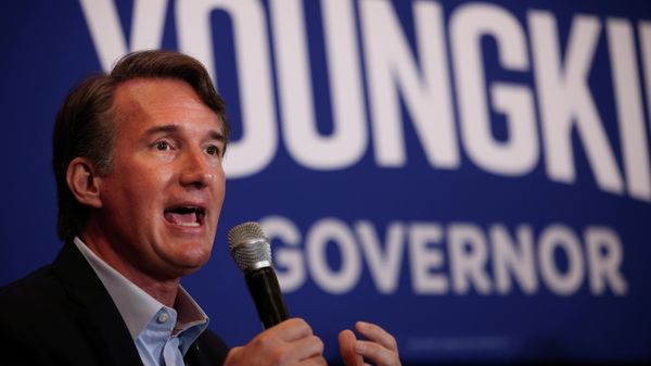 Virginia gubernatorial candidate Glenn Youngkin speaks during a campaign event in McLean, Virginia, U.S., July 14, 2021. - Sputnik International