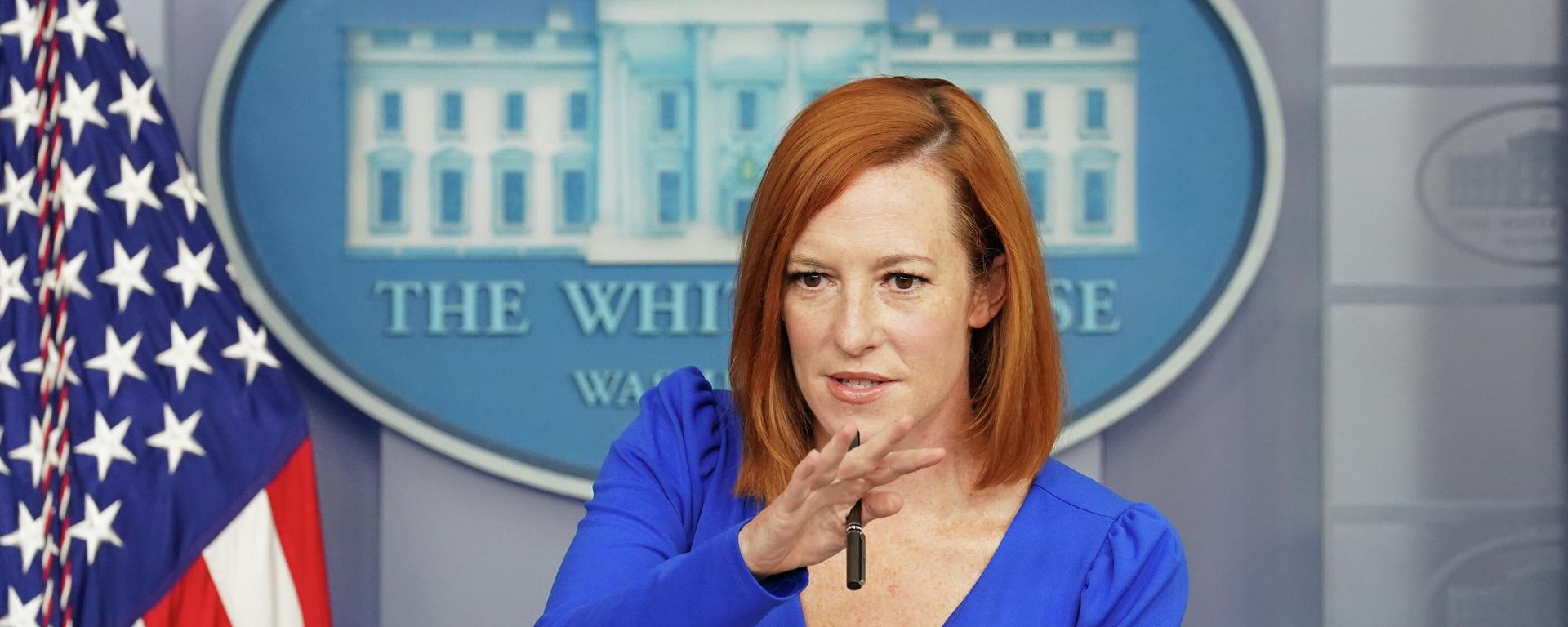 White House Press Secretary Jen Psaki speaks during a press briefing at the White House in Washington, U.S., October 1, 2021. - Sputnik International, 1920, 09.10.2021
