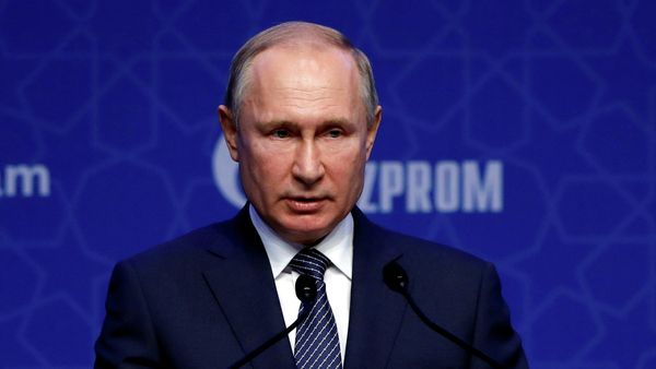 FILE PHOTO: Russian President Vladimir Putin attends a ceremony marking the formal launch of the TurkStream pipeline which will carry Russian natural gas to southern Europe through Turkey, in Istanbul - Sputnik International