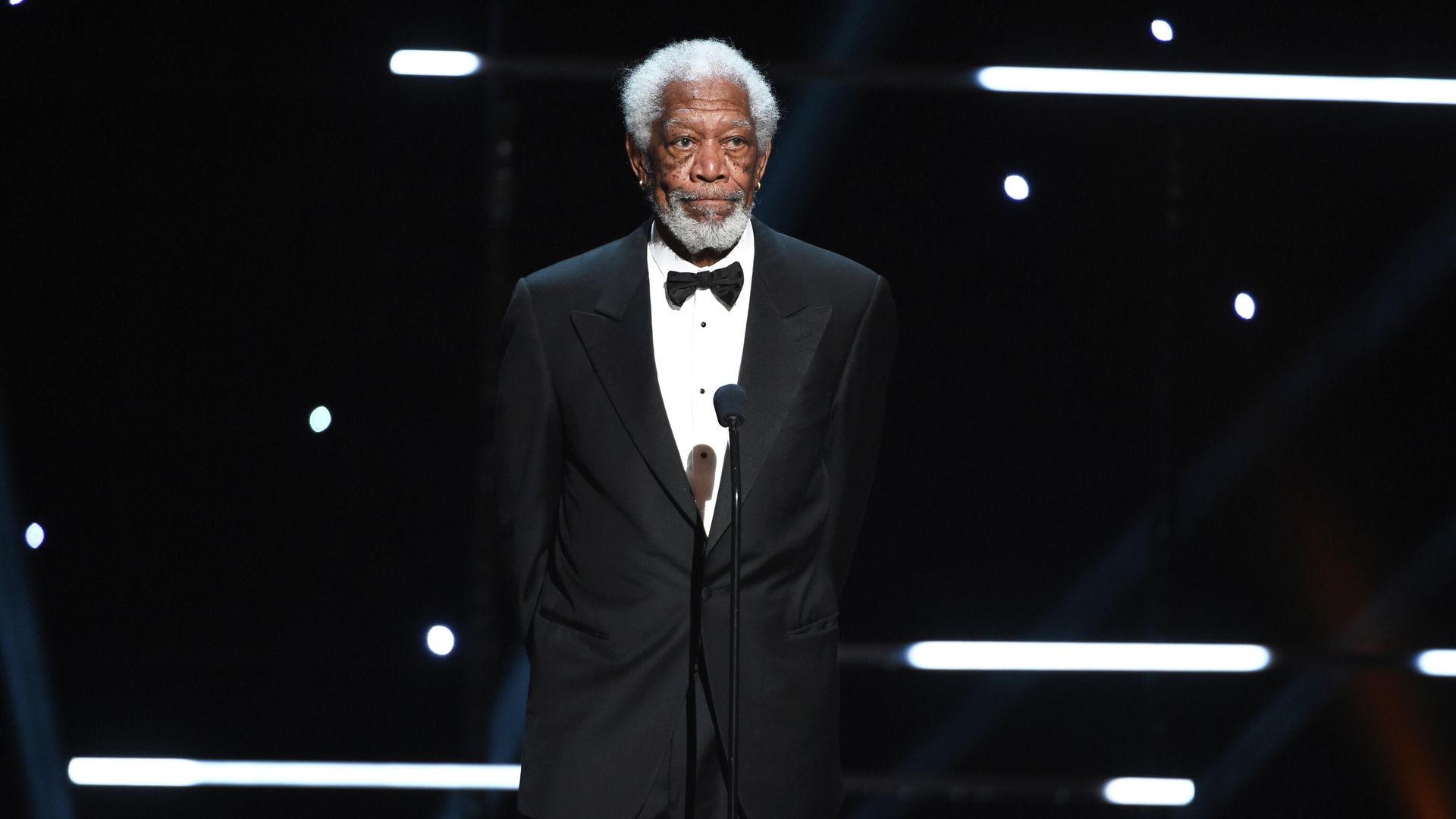 Morgan Freeman speaks on stage at the 51st NAACP Image Awards at the Pasadena Civic Auditorium on Saturday, Feb. 22, 2020, in Pasadena, Calif. - Sputnik International, 1920, 10.10.2021