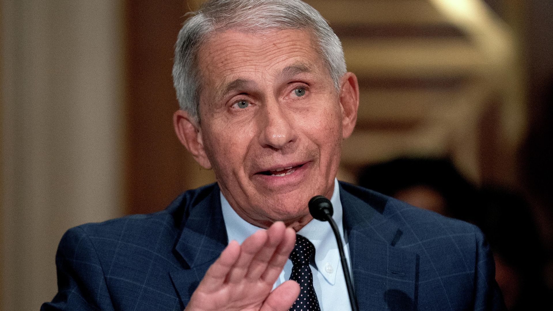 Dr. Anthony Fauci, director of the National Institute of Allergy and Infectious Diseases, speaks during a Senate Health, Education, Labor, and Pensions Committee hearing at the Dirksen Senate Office Building in Washington, D.C., U.S., July 20, 2021. - Sputnik International, 1920, 10.10.2021