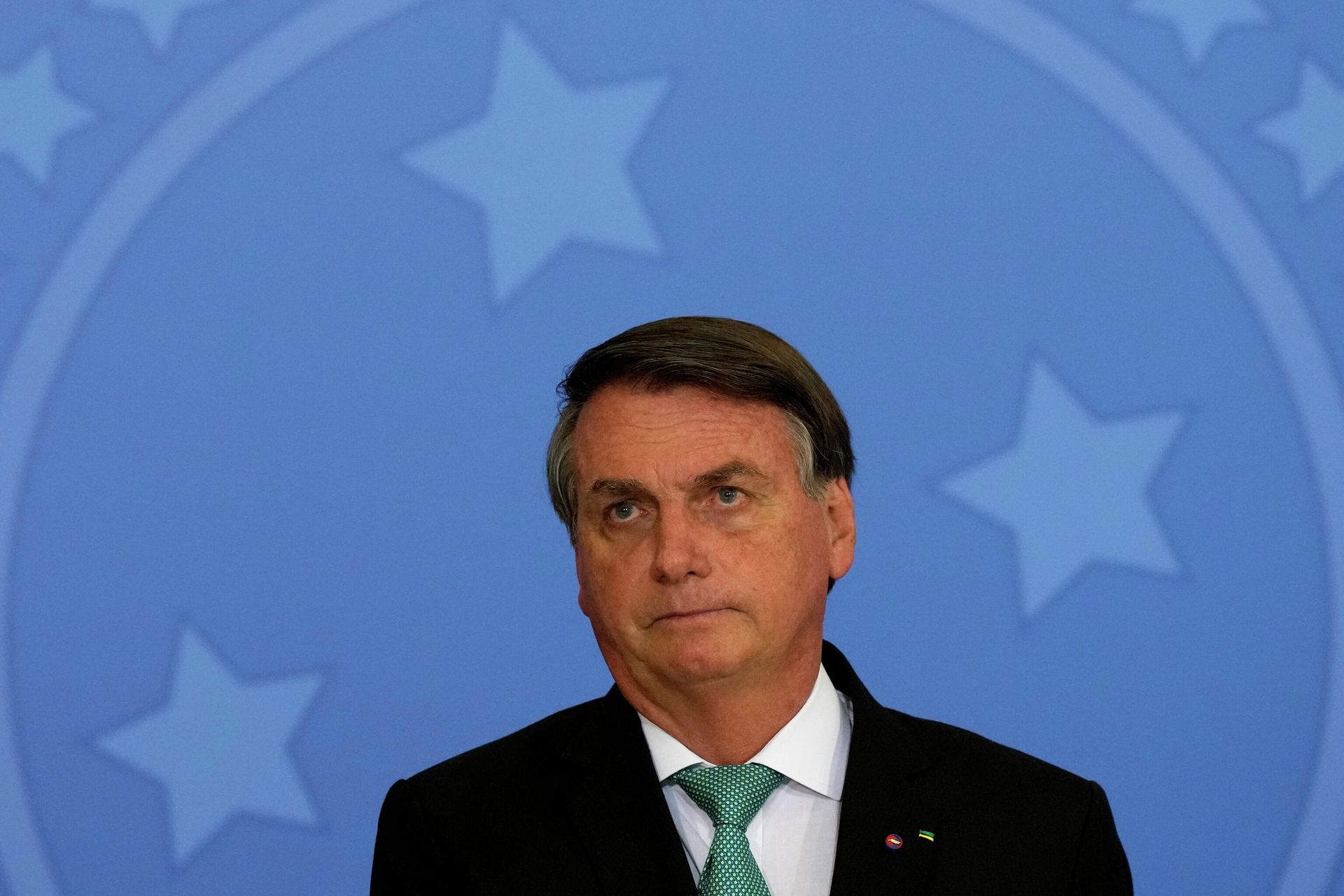 Brazil's President Jair Bolsonaro attends a ceremony on the National Day of People with Disabilities, at the Planalto presidential palace, in Brasilia, Brazil, Monday, Sept. 27, 2021. Brazil's President Jair Bolsonaro attends a ceremony on the National Day of People with Disabilities, at the Planalto presidential palace, in Brasilia, Brazil, Monday, Sept. 27, 2021. - Sputnik International, 1920, 09.06.2022