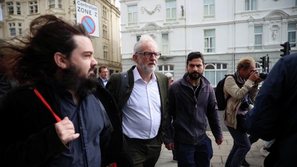 Britain's Labour Party former leader Corbyn arrives at a Fringe event, in Brighton - Sputnik International