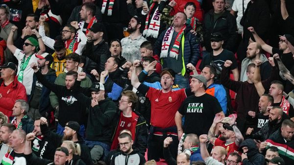Hungary fans at Wembley - Sputnik International