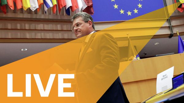 EU Commission's Sefcovic Holds Press Conference on Northern Ireland Protocol - Sputnik International