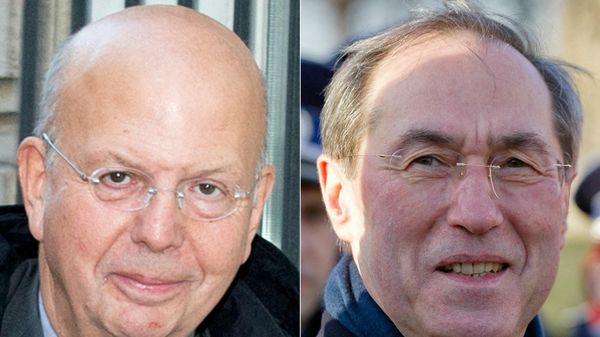 This combination of pictures shows Patrick Buisson (L), key advisor to former French president Nicolas Sarkozy and Claude Gueant (R) Sarkozy's former chief of staff. - Sputnik International