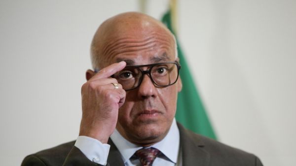 Jorge Rodriguez, president of Venezuela's Congress and head of Maduro's negotiating team attends a news conference after the last round of talks with the opposition, in Mexico City, Mexico September 27, 2021. - Sputnik International