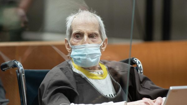 Robert Durst is sentenced on October 14, 2021 in Los Angeles, California. Durst was sentenced to life without the possibility of parole for the 2000 murder of Susan Berman.  - Sputnik International