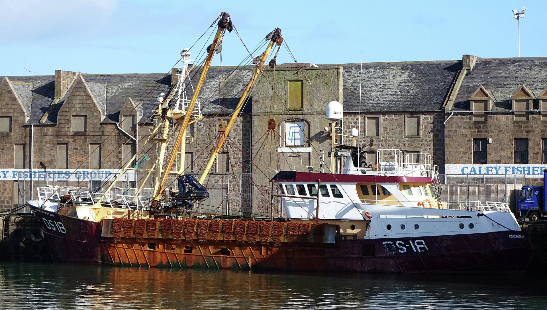 British fishing trawler Cornelis Gert Jan is seen docked in Peterhead, Scotland, Britain around March, 2019 in this social media image. Picture taken sometime in March 2019 - Sputnik International, 1920, 29.10.2021