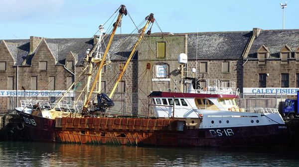 British fishing trawler Cornelis Gert Jan is seen docked in Peterhead, Scotland, Britain around March, 2019 in this social media image. Picture taken sometime in March 2019 - Sputnik International