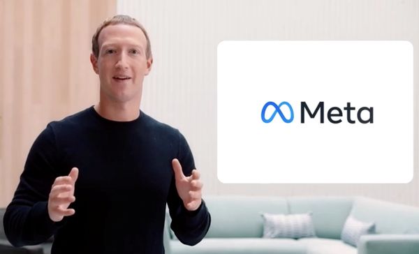 Facebook's chief executive Mark Zuckerberg speaks during a live-streamed virtual and augmented reality conference to announce the rebrand of Facebook to Meta, in this screen grab taken from a video released on 28 October 2021. - Sputnik International