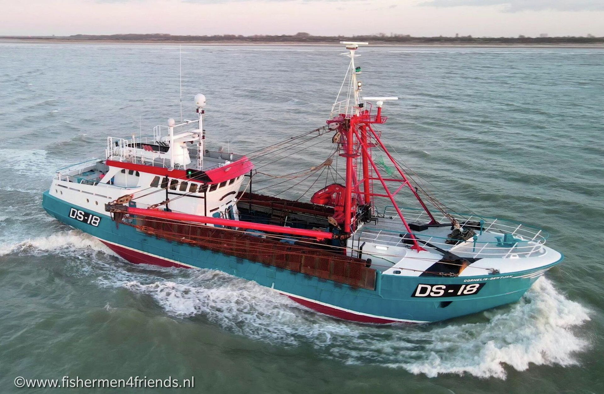 British fishing trawler Cornelis Gert Jan is pictured at sea near Stellendam, Netherlands March 8, 2021 in this social media image taken with a drone British fishing trawler Cornelis Gert Jan is pictured at sea near Stellendam, Netherlands March 8, 2021 in this social media image taken with a drone - Sputnik International, 1920, 30.10.2021