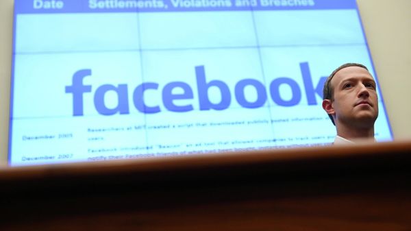 Facebook Chairman and CEO Mark Zuckerberg testifies at a House Financial Services Committee hearing in Washington, U.S., October 23, 2019. - Sputnik International