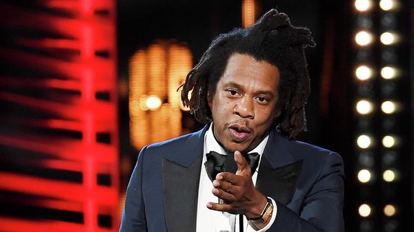 Jay-Z speaks after being inducted into the Rock and Roll Hall of Fame, in Cleveland, Ohio, U.S. October 30, 2021. - Sputnik International