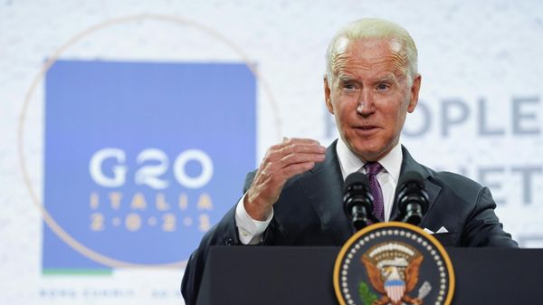 U.S President Joe Biden speaks during a press conference in the G20 leaders' summit in Rome, Italy October 31, 2021. - Sputnik International