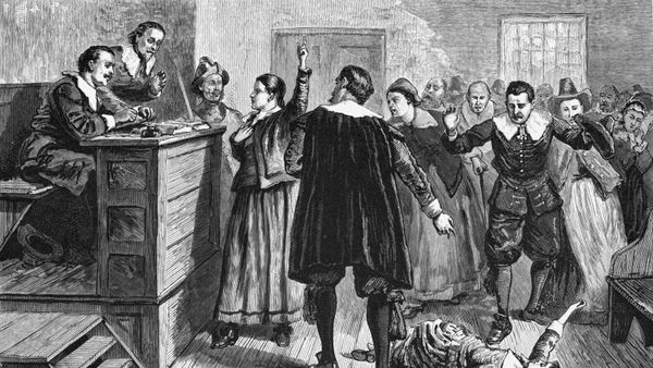 Witchcraft at Salem Village, illustration from Pioneers in the Settlement of America (1876) - Sputnik International