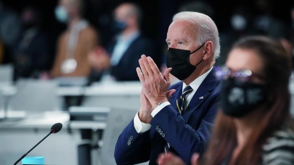 President Joe Biden attends the opening session of the COP26 U.N. Climate Summit, Monday, Nov. 1, 2021, in Glasgow, Scotland. - Sputnik International