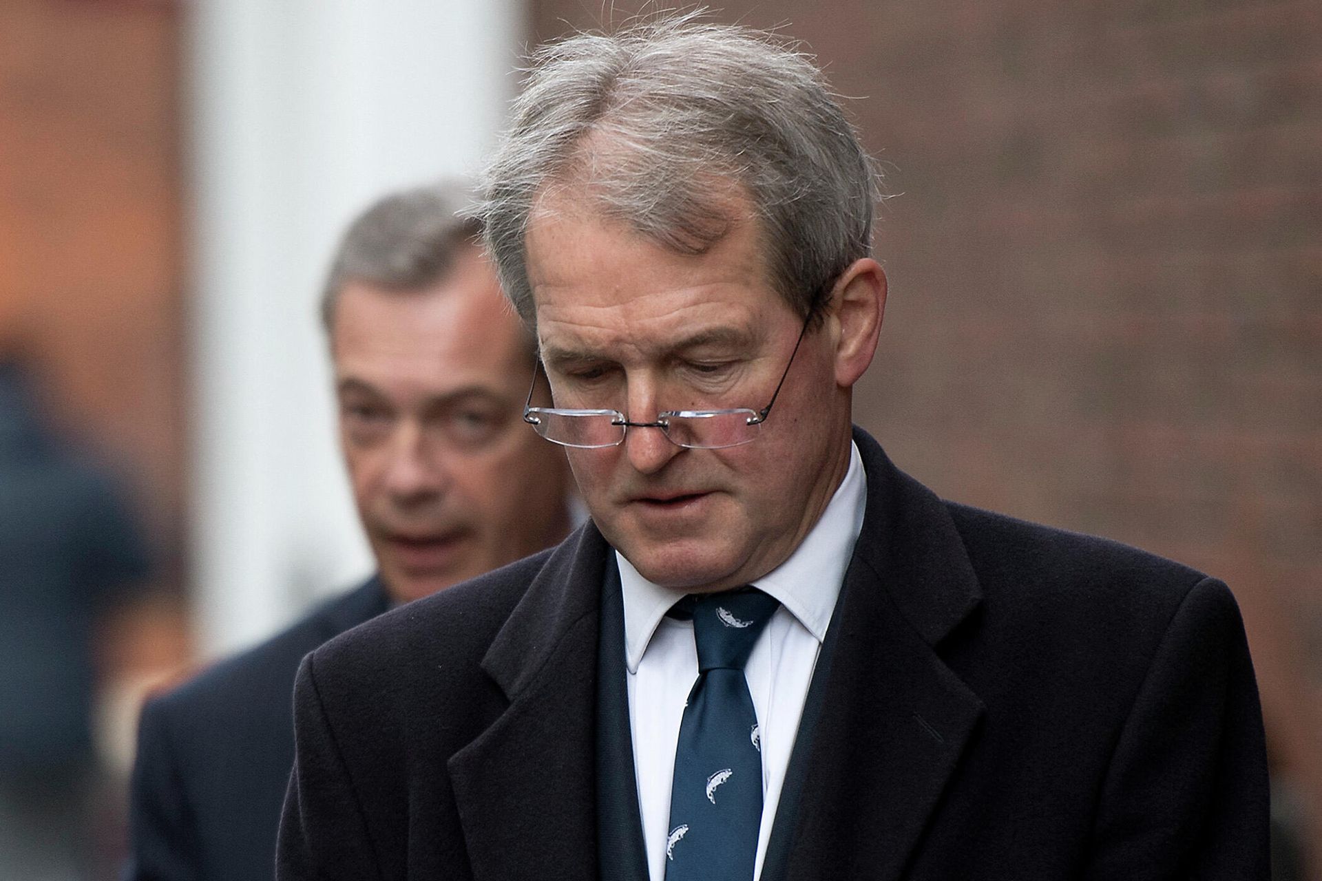 Conservative MP Owen Paterson (R) and former UK Independence Party (UKIP) leader Nigel Farage arrive for a press conference on the impact of Brexit on the fisheries industry in London on February 28, 2017 Conservative MP Owen Paterson (R) and former UK Independence Party (UKIP) leader Nigel Farage arrive for a press conference on the impact of Brexit on the fisheries industry in London on February 28, 2017 - Sputnik International, 1920, 14.11.2021