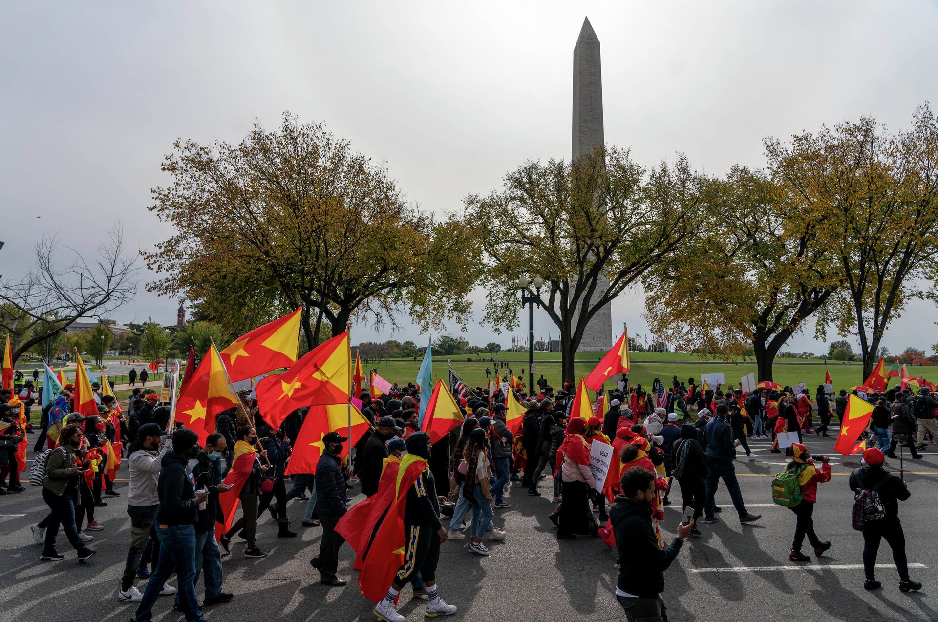 Exiled Tigrayans march through Washington DC on 4 November 2021 Exiled Tigrayans march through Washington DC on 4 November 2021 - Sputnik International, 1920, 05.11.2021