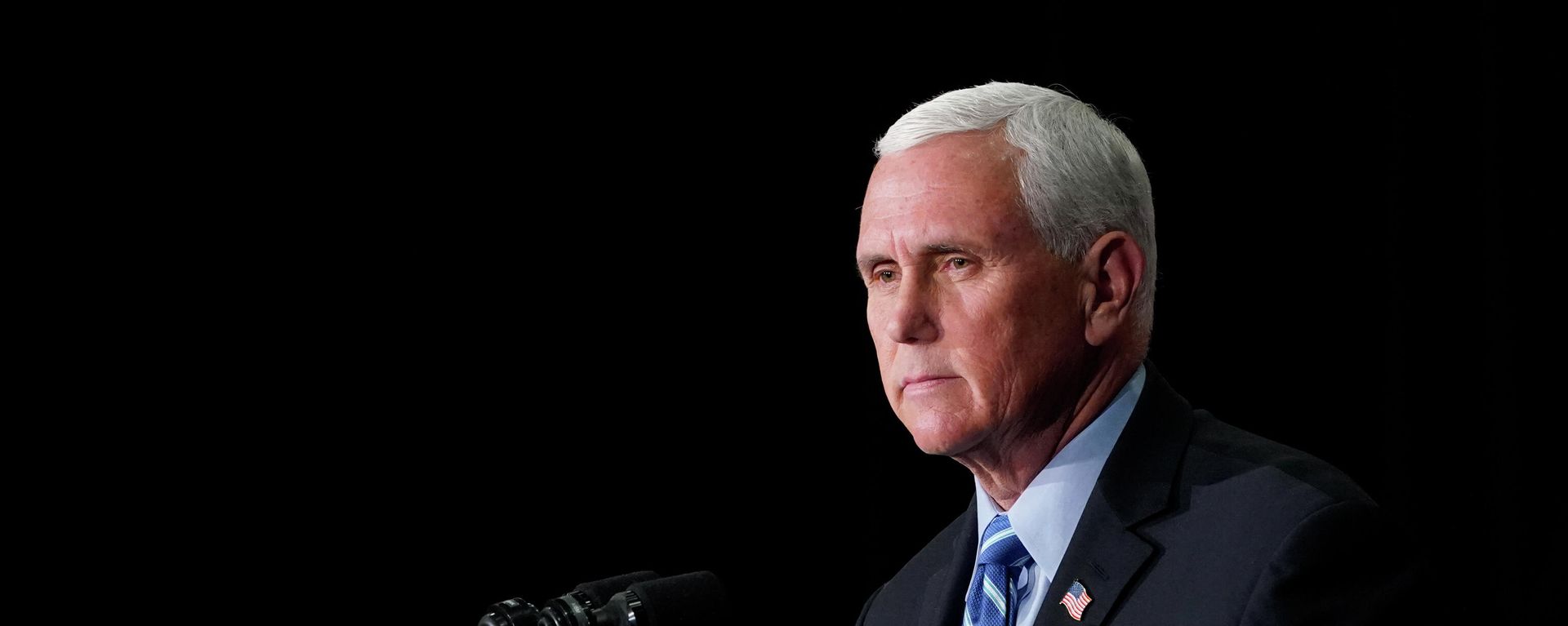 Former Vice President Mike Pence speaks about educational freedom at Patrick Henry College in Purcellville, Va., Thursday, Oct. 28, 2021. Former Vice President Mike Pence speaks about educational freedom at Patrick Henry College in Purcellville, Va., Thursday, Oct. 28, 2021. - Sputnik International, 1920, 02.02.2022
