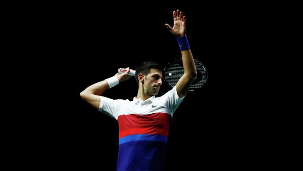 Tennis - ATP Masters 1000 - Paris Masters - Accor Arena, Paris, France - November 6, 2021 Serbia's Novak Djokovic before the match - Sputnik International