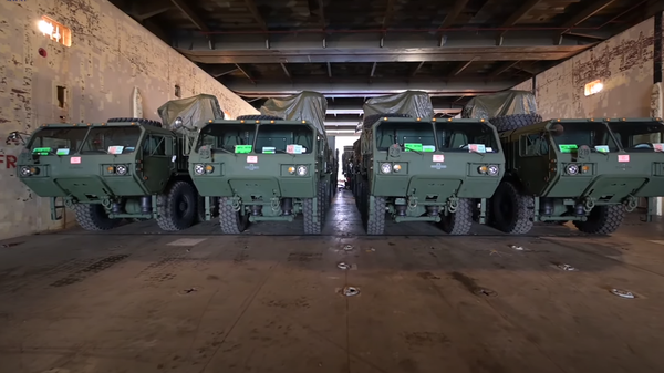 Iron Dome batteries, these ones on route to the US. - Sputnik International