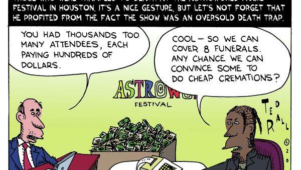 Singer Travis Scott promised to cover funeral expenses for those who were trampled to death at the Astroworld music festival in Houston. - Sputnik International