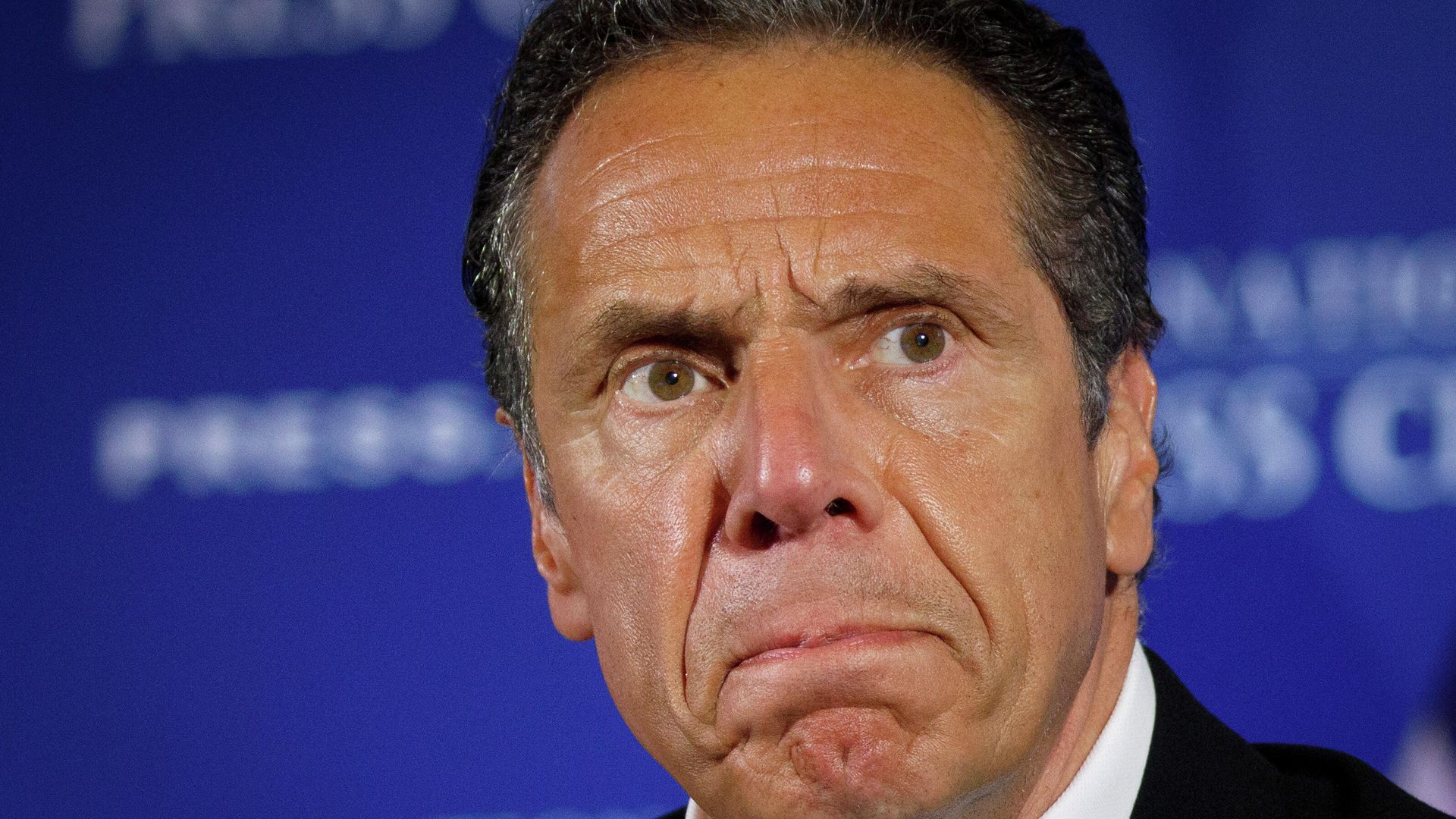 This Wednesday May 27, 2020, file photo shows New York Gov. Andrew Cuomo during a news conference in Washington. This Wednesday May 27, 2020, file photo shows New York Gov. Andrew Cuomo during a news conference in Washington. - Sputnik International, 1920, 11.11.2021