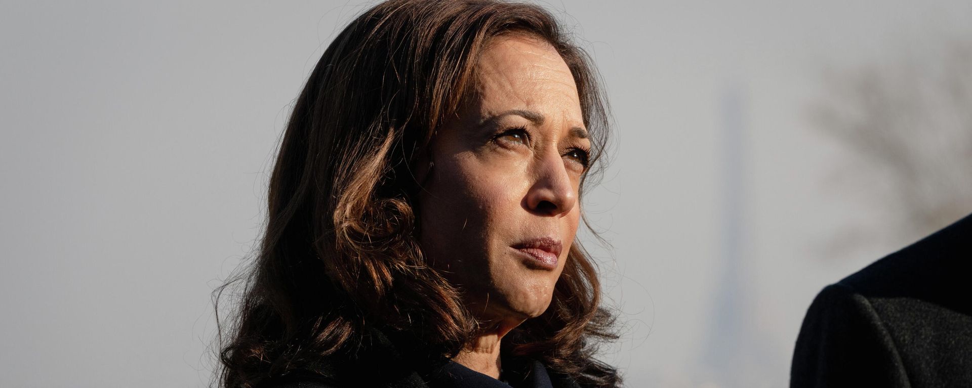 U.S. Vice President Kamala Harris listens while viewing the headstone of Winona Martin during a tour of Suresnes American Cemetery in Suresnes, France, November 10, 2021 U.S. Vice President Kamala Harris listens while viewing the headstone of Winona Martin during a tour of Suresnes American Cemetery in Suresnes, France, November 10, 2021 - Sputnik International, 1920, 04.12.2021