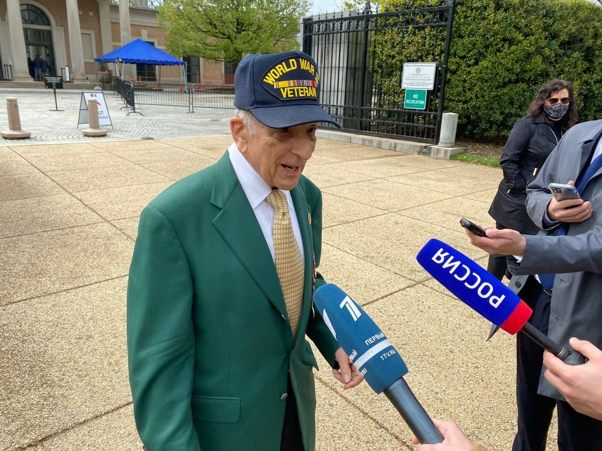 World War II veteran Frank Cohn at the Arlington National Cemetery
 - Sputnik International, 1920, 11.11.2021