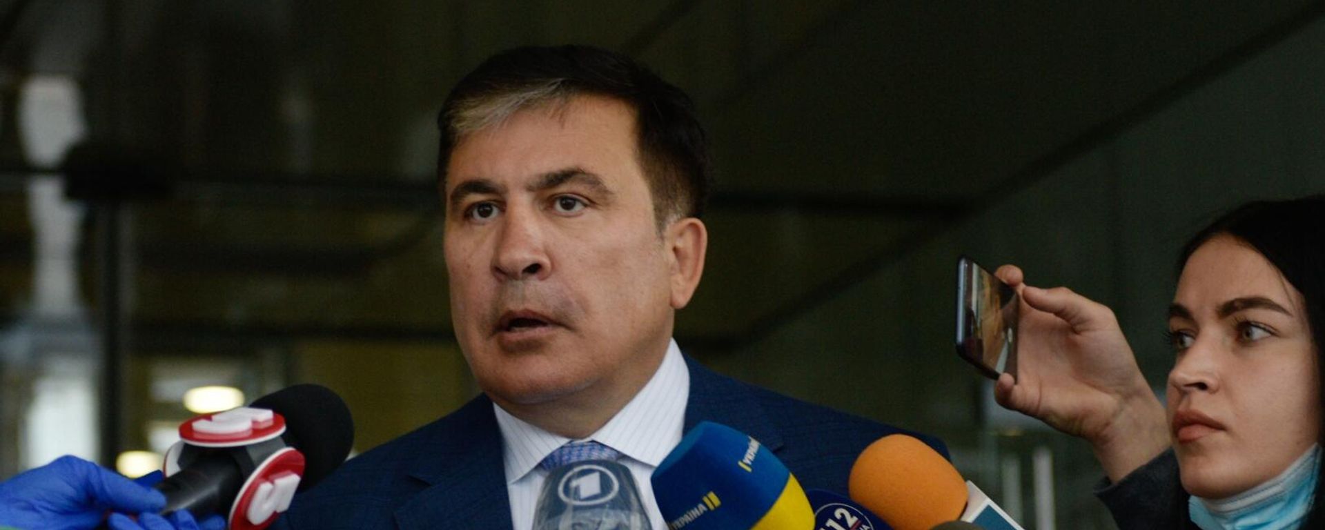 Former Georgian President Mikheil Saakashvili - Sputnik International, 1920, 19.11.2021