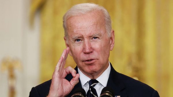 U.S. President Joe Biden delivers remarks about his Build Back Better agenda and the bipartisan infrastructure deal during a speech in the East Room of the White House in Washington, U.S., October 28, 2021 - Sputnik International