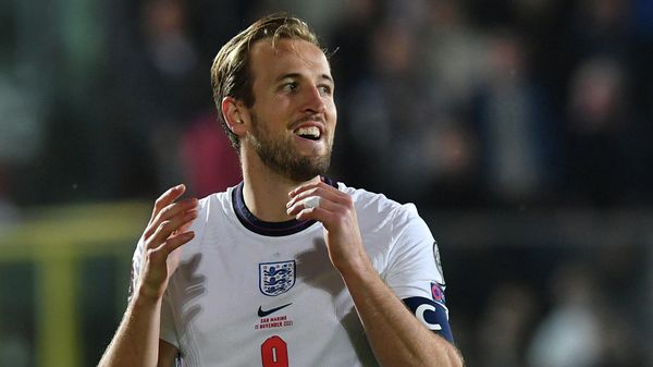 Soccer Football - World Cup - UEFA Qualifiers - Group I - San Marino v England - San Marino Stadium, Serravalle, San Marino - November 15, 2021 England's Harry Kane reacts Soccer Football - World Cup - UEFA Qualifiers - Group I - San Marino v England - San Marino Stadium, Serravalle, San Marino - November 15, 2021 England's Harry Kane reacts - Sputnik International
