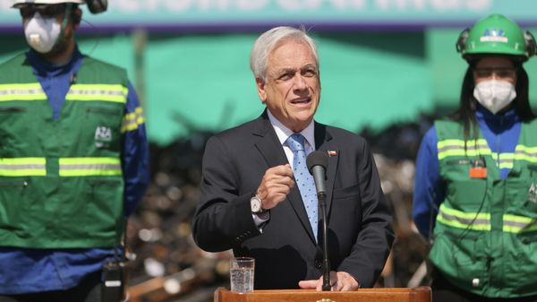 Chilean President Sebastian Pinera delivers a speech during an official ceremony in Santiago, Chile, November 11, 2021. - Sputnik International