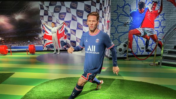 A wax statue of Soccer player Lionel Messi is displayed at Madame Tussauds Museum, in Dubai, United Arab Emirates, October 18, 2021 A wax statue of Soccer player Lionel Messi is displayed at Madame Tussauds Museum, in Dubai, United Arab Emirates, October 18, 2021 - Sputnik International