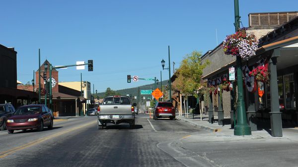 Downtown Whitefish, Montana, Looking North along the US93 highway - Sputnik International